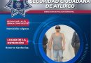 Policía de Atlixco, tras accidente detuvieron al presunto responsable.