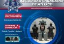 Seguridad Ciudadana aseguran a individuos y recuperan unidades en Atlixco.