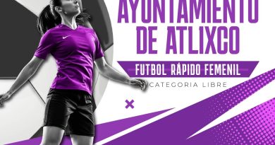 Forma parte de las Ligas Municipales Atlixco de Fútbol Rápido varonil y femenil