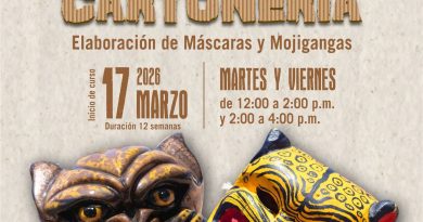 Participa en el Curso de Cartonería para crear máscaras y mojigangas en Atlixco