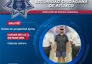 Aseguran a conductor por daños a vehículos en Atlixco