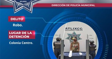Policías de Atlixco frustran robo y detienen a una persona